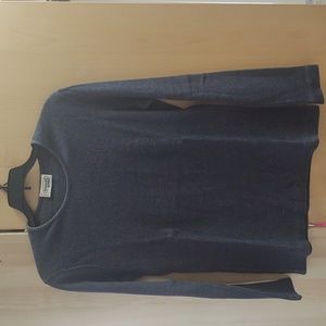 Blue green long sleeve top